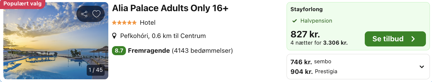 Halkidiki tilbud - Rejs365