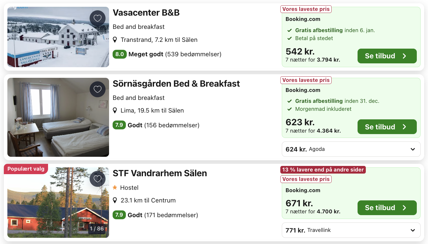 Sälen/Trysil tilbud - Rejs365