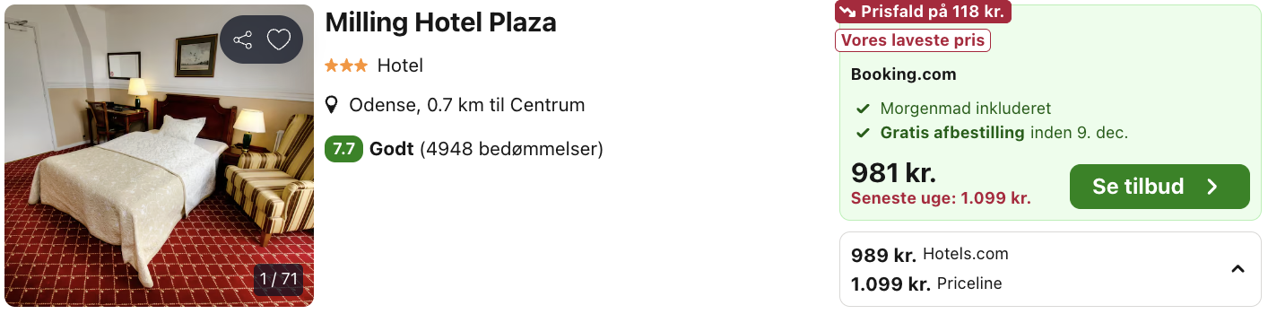 Odense tilbud - Rejs365