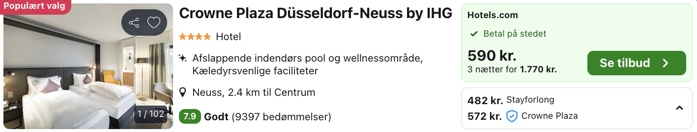 Düsseldorf tilbud - Rejs365