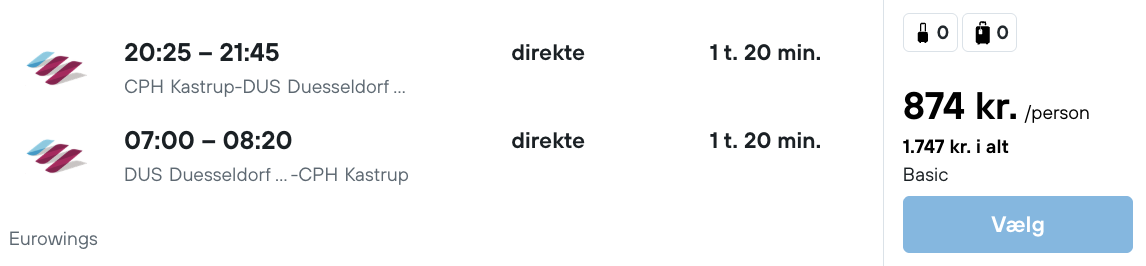 Düsseldorf tilbud - Rejs365