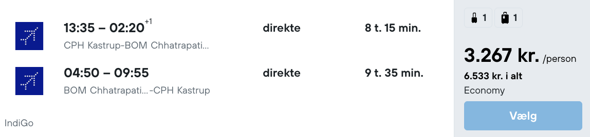 Mumbai tilbud - Rejs365