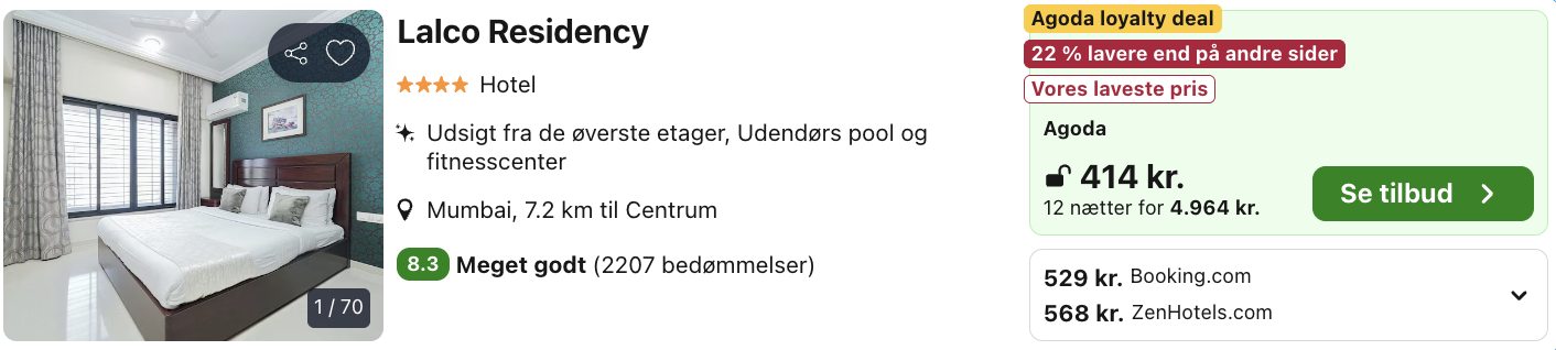 Mumbai tilbud - Rejs365