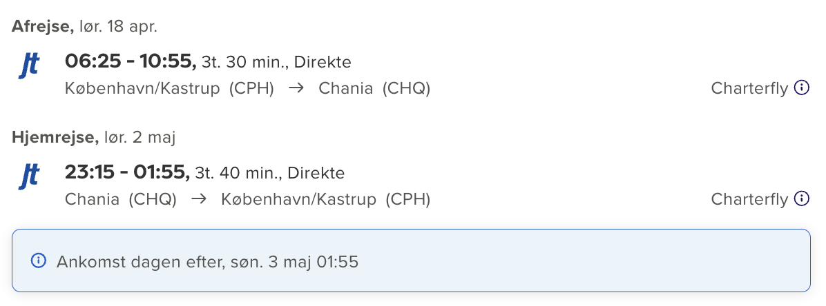 Kreta tilbud - Rejs365