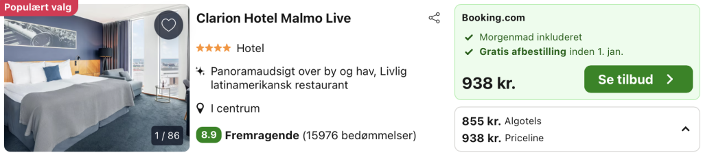 Clarion Malmö - Rejs365