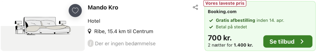 Hotel Mandø - Rejs365