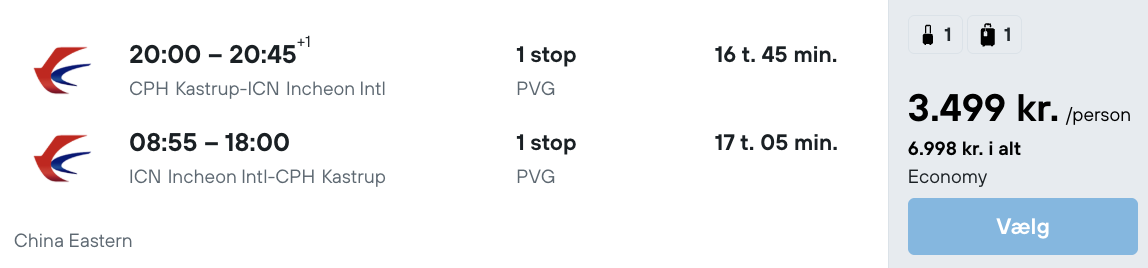 Seoul tilbud - Rejs365