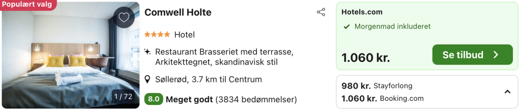 Comwell Holte - Rejs365