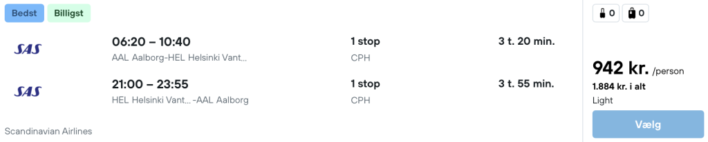 Aalborg - Helsinki - Rejs365