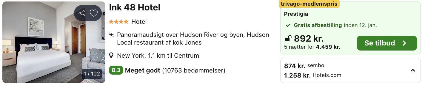 New York tilbud - Rejs365