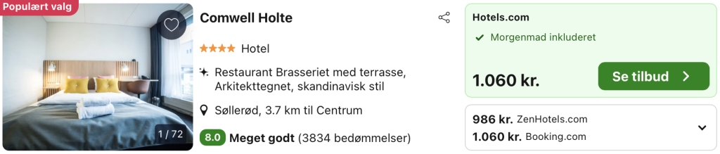 Comwell Holte - Rejs365