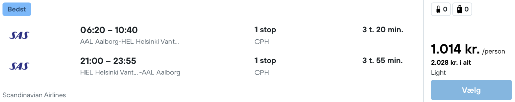 Aalborg - Helsinki - Rejs365