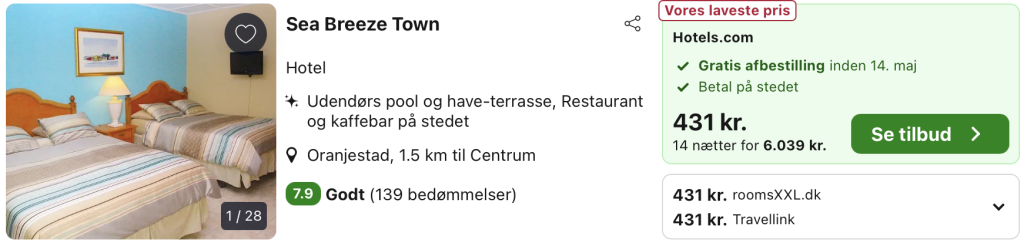 Hotel Aruba - Rejs365