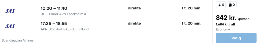 Billund - Stockholm - Rejs365