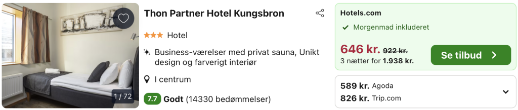 Hotel Stockholm - Rejs365