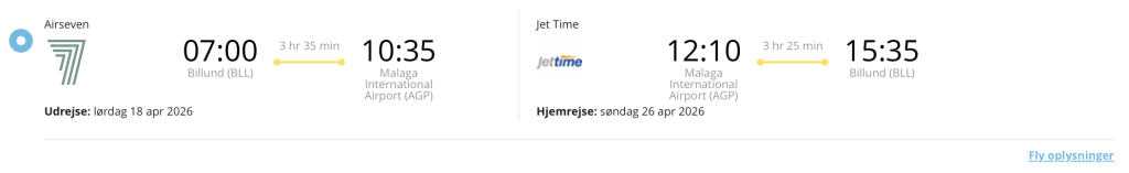 Billund - Marbella - Rejs365