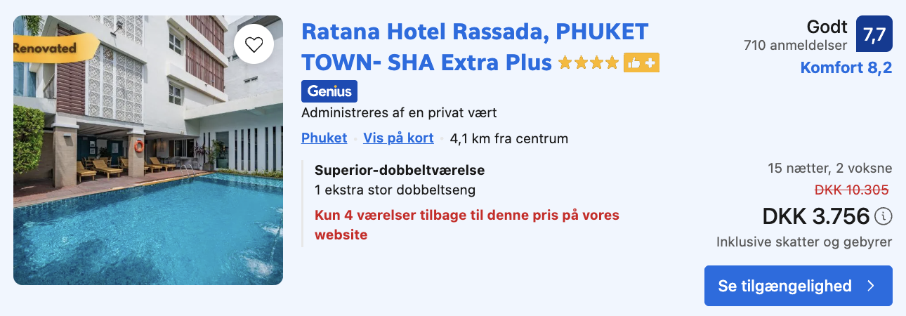 Phuket tilbud - Rejs365