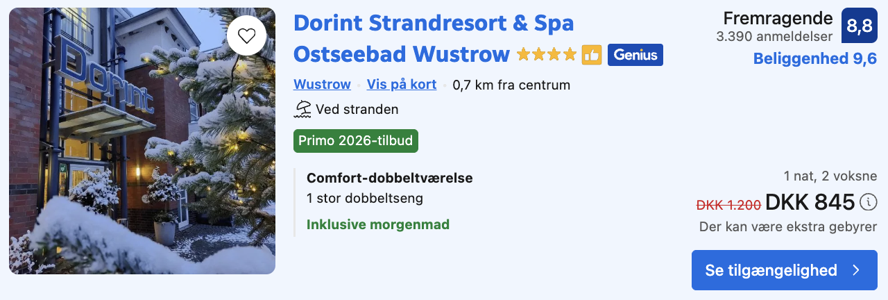 Dorint spa tilbud - Rejs365
