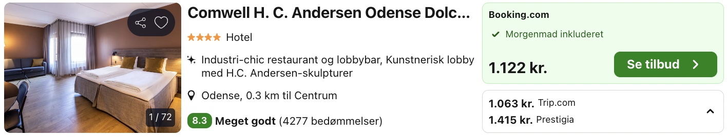 Odense tilbud - Rejs365