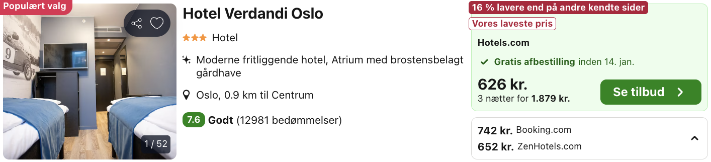 Oslo tilbud - Rejs365