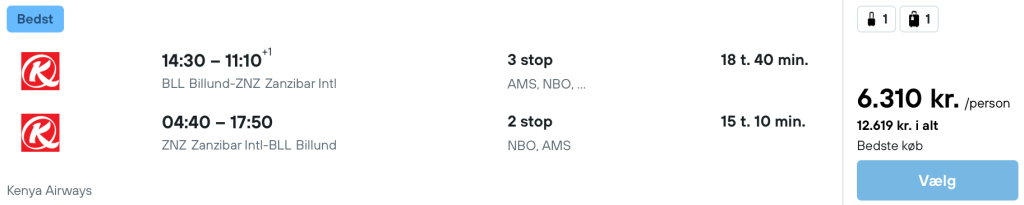 Billund - Zanzibar - Rejs365