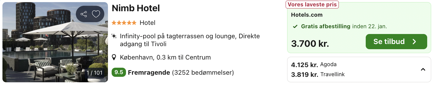 Nimb tilbud - Rejs365