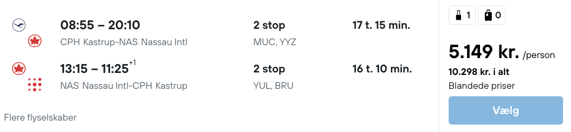 Bahamas tilbud - Rejs365