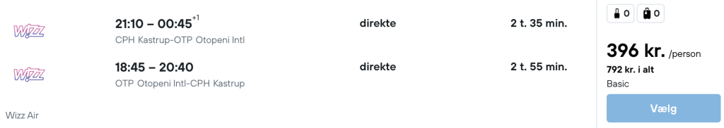 København - Bukarest - Rejs365