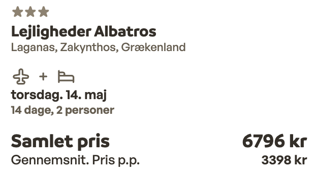 Zakynthos tilbud - Rejs365