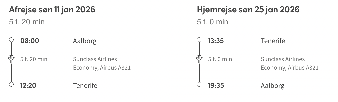 Tenerife tilbud - Rejs365