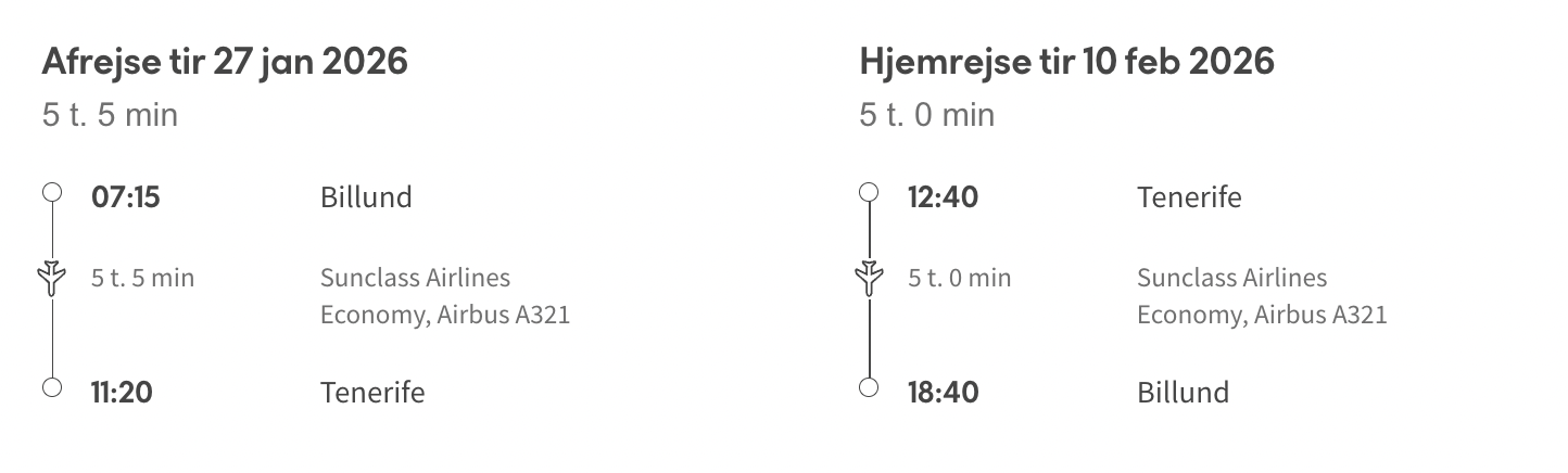 Tenerife tilbud - Rejs365