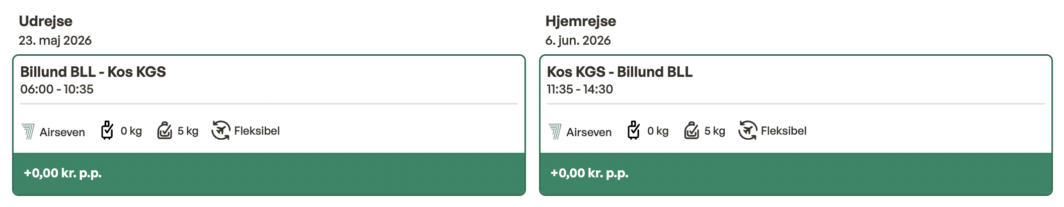Kos tilbud - Rejs365