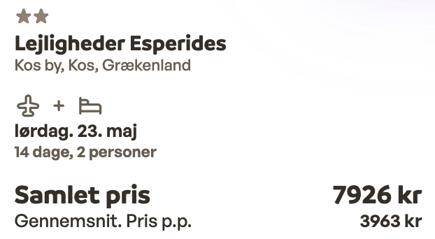 Kos tilbud - Rejs365