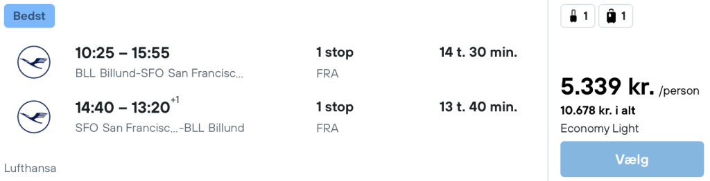 Billund - San Francisco - Rejs365