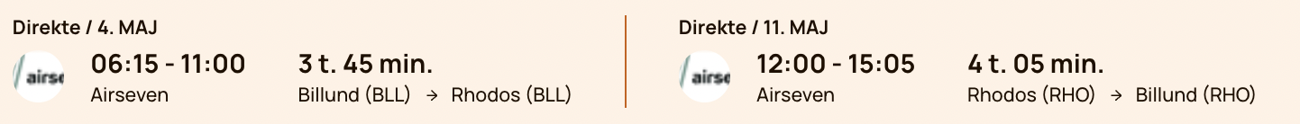 Rhodos tilbud - Rejs365