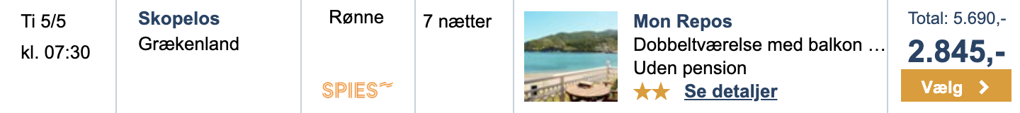 Skopelos tilbud - Rejs365