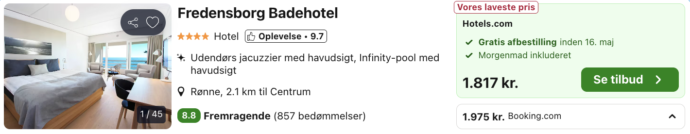 Fredensborg Badehotel - Rejs365