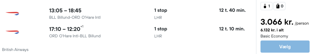 Billund - Chicago - Rejs365