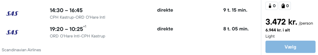 København - Chicago - Rejs365