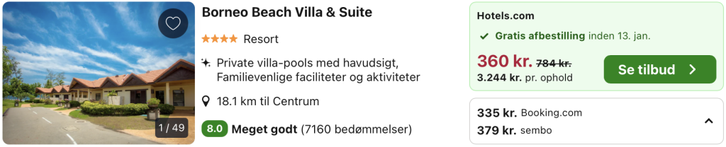 Hotel Borneo - Rejs365