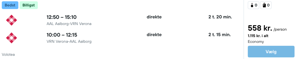 Aalborg - Verona - Rejs365