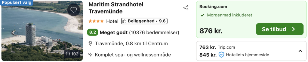Maritim Strandhotel - Rejs365
