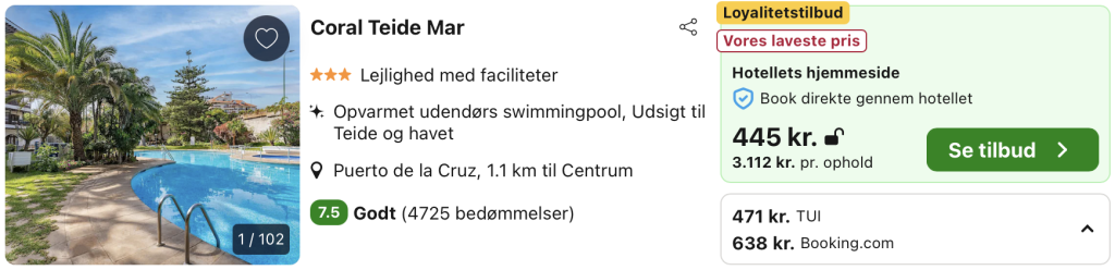 Hotel Tenerife - Rejs365