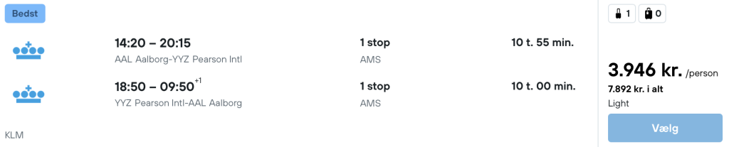 Aalborg - Toronto - Rejs365