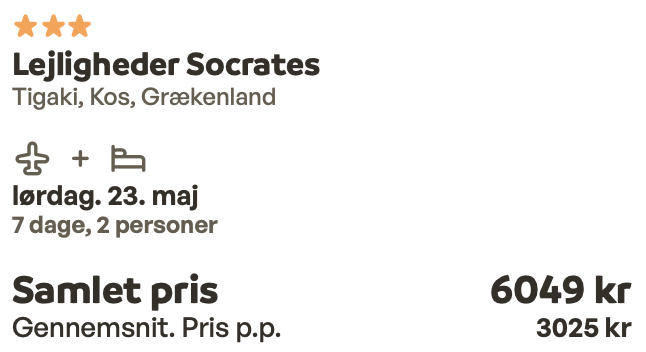 Billund - Kos - Rejs365