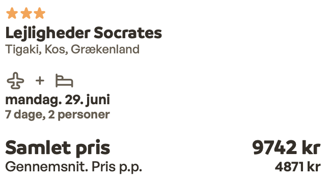 København - Kos - Rejs365