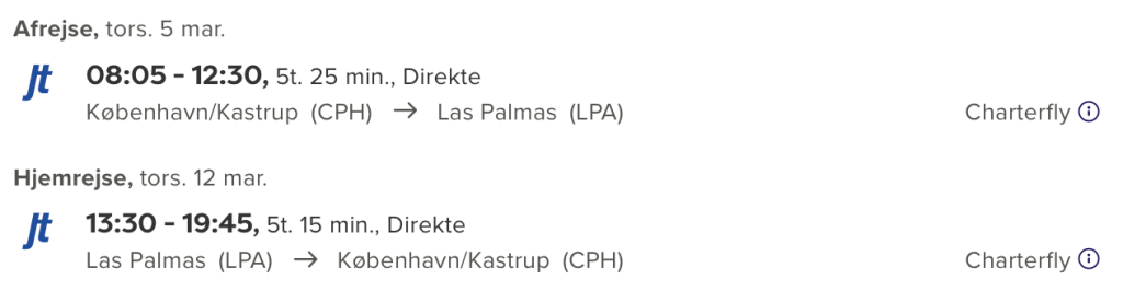 København - Gran Canaria - Rejs365