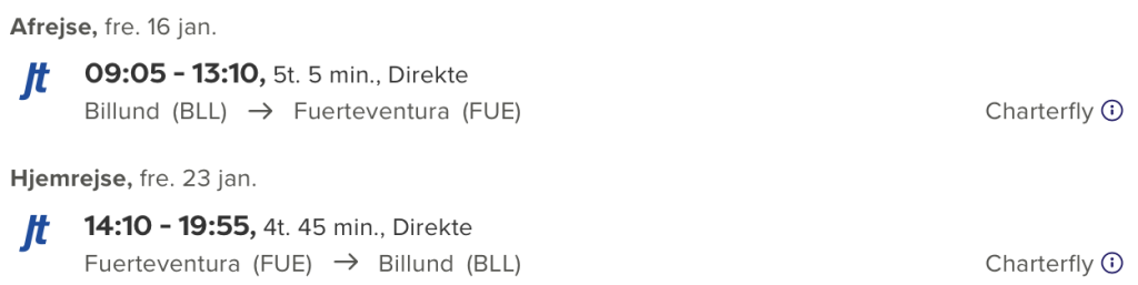 Billund - Fuerteventura - Rejs365