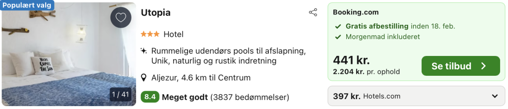 Hotel Costa Vicentina - Rejs365