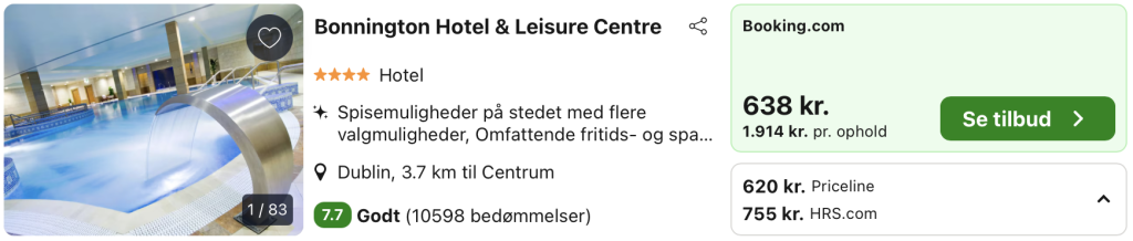 Hotel Dublin - Rejs365